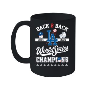 Dodgers Back 2 Back World Series Champs Mug