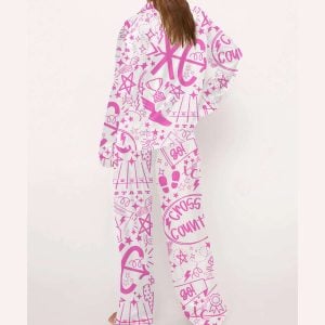 Cross Country Silky Satin Pajama Set 3 Cross Country Silky Satin Pajama Set3