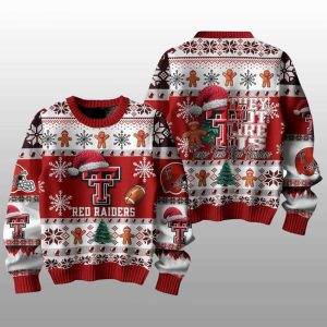 Red Raiders They Not Like Us Christmas Ugly Sweater1