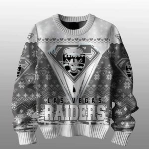 Raiders Merry Super Christmas Ugly Sweater1