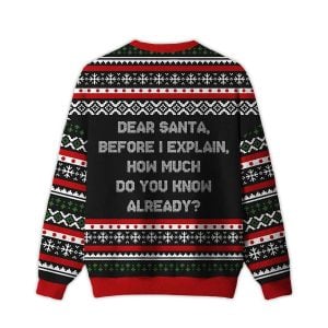 2025 How Much Do You Know Already Ugly Christmas Sweater 1 How Much Do You Know Already Ugly Christmas Sweater1