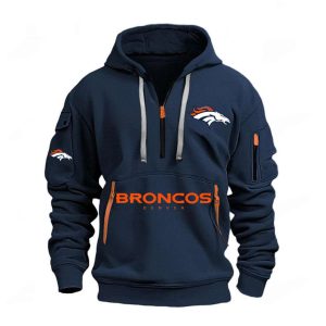 Broncos Est 1960 Half zip hoodie1