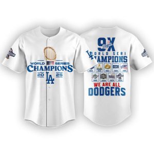 2025 Dodgers 9X World Series Champions Baseball Jersey 1 2025 Dodgers 9X World Series Champions Baseball Jersey1