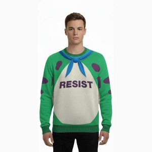 Resist Frog Suit Ugly Christmas Sweater1