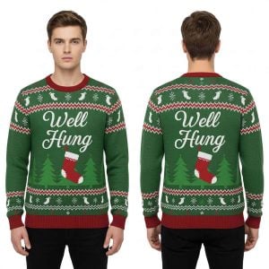 Well Hung Ugly Christmas Sweater