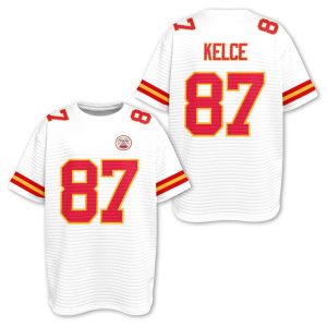 Chiefs Travis Kelce 87 Waffle T-shirt 1 Chiefs Travis Kelce 87 Waffle T shirt1