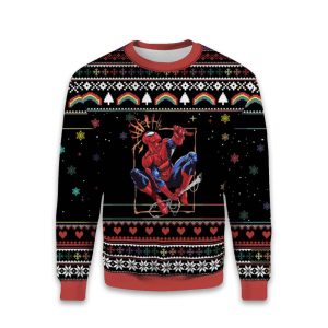 Vintage Spider Man Ugly Christmas Sweater