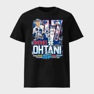 Dodgers Shohei Ohtani 4x Unanimos 2025 Shirt 1