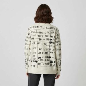 Library Card Unisex Ugly Cardigan Sweaters1