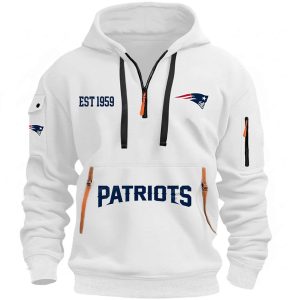Patriots Est 1959 HOODIE HALF ZIPPER1