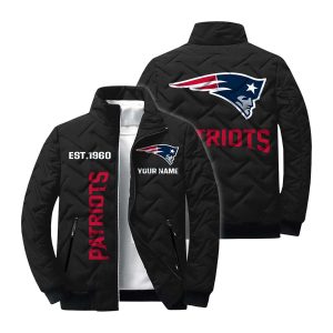 Personalized Patriots Est 1960 Winter Warm Quilted Jacket