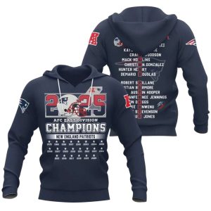 2025 Patriots AFC East Champions 3D Shirt 1 2025 Patriots AFC East Champions 3D Shirt1