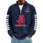 2025 Alabama Personalized Waffle Half Zip Sweatshirt