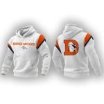 2025 Broncos White Out Waffle Hoodie
