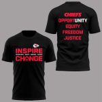 2025 Chiefs Inspire Change Opportunity Unity Freedom Justice Shirt