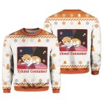 2025 Christmas Cat Tylenol Consumer Ugly Sweater