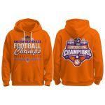 2025 Clemson Tigers Pinstripe Bowl Champions Hoodie