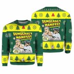 2025 Democracy Manifest Christmas Ugly Sweater