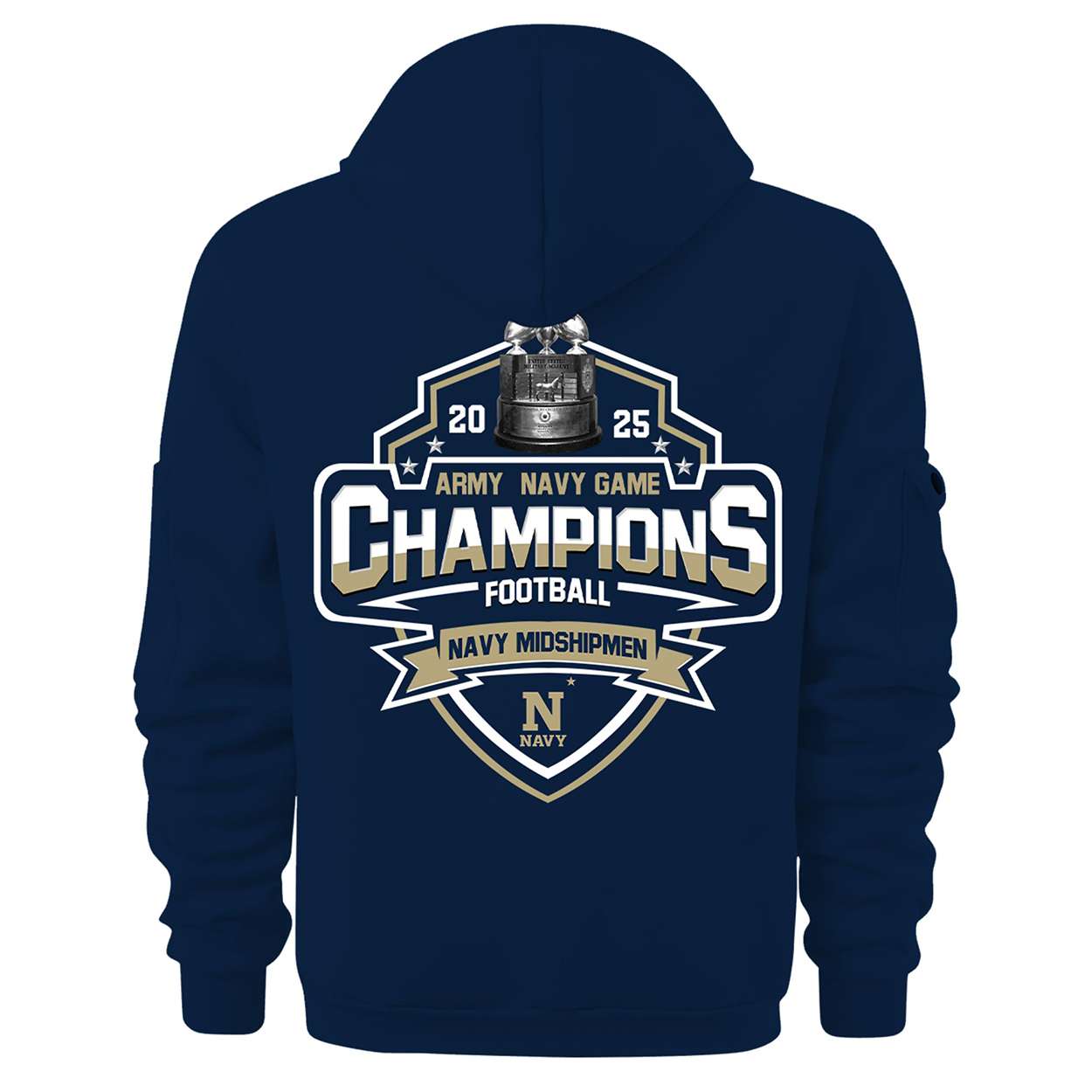 2025 Navy Midshipmen Commander-in-Chief’s Trophy Champions Quarter Zip Hoodie 2025 Navy Midshipmen Commander-in-Chief’s Trophy Champions Quarter Zip Hoodie