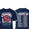 2025 Patriots Afc East Division Champs Two-Sided Shirt
