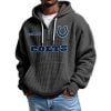 2025 Personalized Colts Quarter Zip Waffle Hoodie
