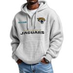 2025 Personalized Jaguars Quarter Zip Waffle Hoodie