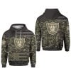 2025 Raiders Salute to Service Camo Hoodie