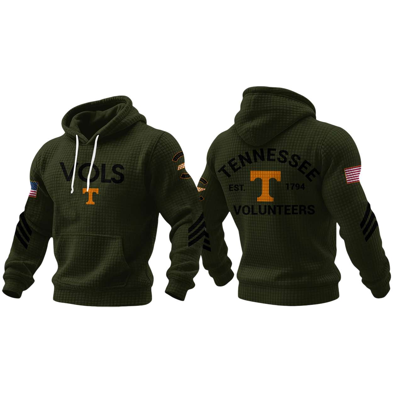 2025 Vols Veteran Waffle Hoodie 2025 Vols Veteran Waffle Hoodie