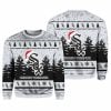 2025 White Sox Snowflakes Christmas Ugly Sweater