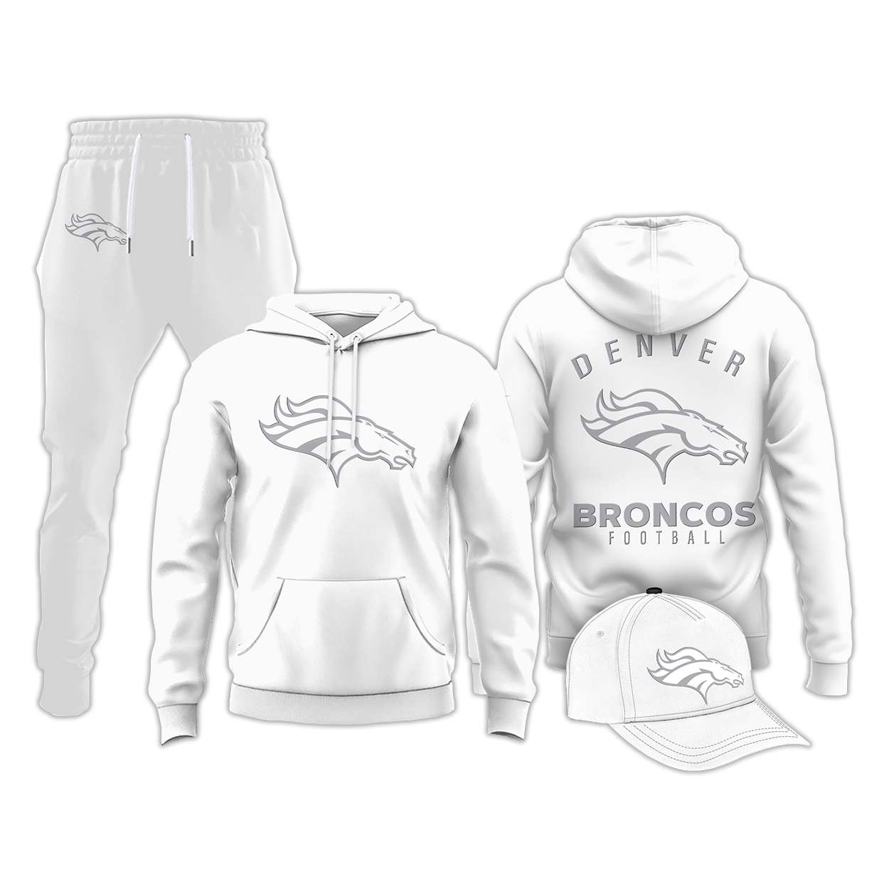 2026 Broncos White Out Hoodie 2026 Broncos White Out Hoodie