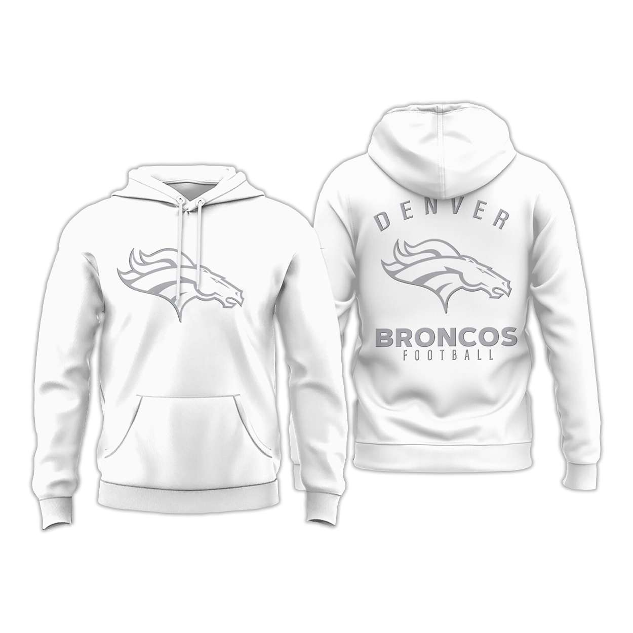 2026 Broncos White Out Hoodie 2026 Broncos White Out Hoodie