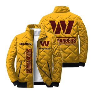 Personalized Commanders Est 1932 Winter Warm Quilted Jacket3