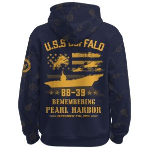 2025 Bills Pearl Harbor Remembrance Day Hoodie2