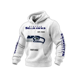 Seahawks Est 1946 Personalized Waffle Hoodie1