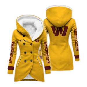 Personalized Commanders Long Hooded Fleece Jacket5