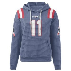 Pat Patriot 11 Rivalries Waffle Hoodie1