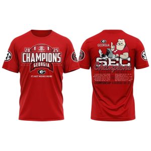 Bulldogs 2025 SEC Conference Champions Shirt3