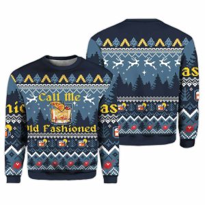 Call Me Old Fashioned Christmas Ugly Sweater