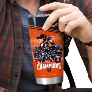 Bears 2025 NFC North Champions Tumbler Cup1
