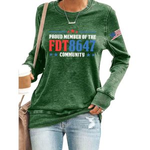 Retro Proud Member Of The FDT 8647 Community Print Sweatshirt 4 Retro Proud Member Of The FDT 8647 Community Print Sweatshirt4