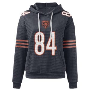 Bears Colston Loveland 84 Waffle Hoodie3