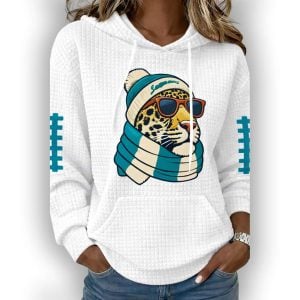 Jaguars DUUUVAL Football Waffle Fabric Hoodie