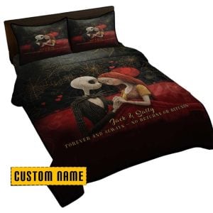 Personalized The Nightmare Before Forever And Always No Returns Or Refunds Bedding Set 1 Personalized The Nightmare Before Forever And Always No Returns Or Refunds Bedding Set1