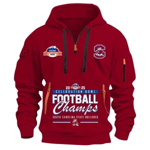 2025 South Carolina State Celebration Bowl Champions Quarter Zip Hoodie1