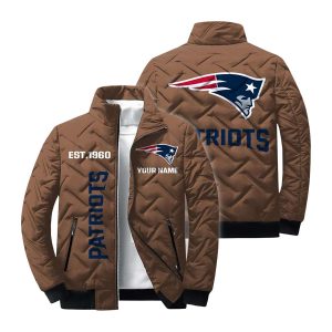 Personalized Patriots Est 1960 Winter Warm Quilted Jacket 4 Personalized Patriots Est 1960 Winter Warm Quilted Jacket4
