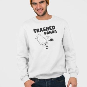 Ashland Drunk Raccoon Trashed Panda Shirt 4