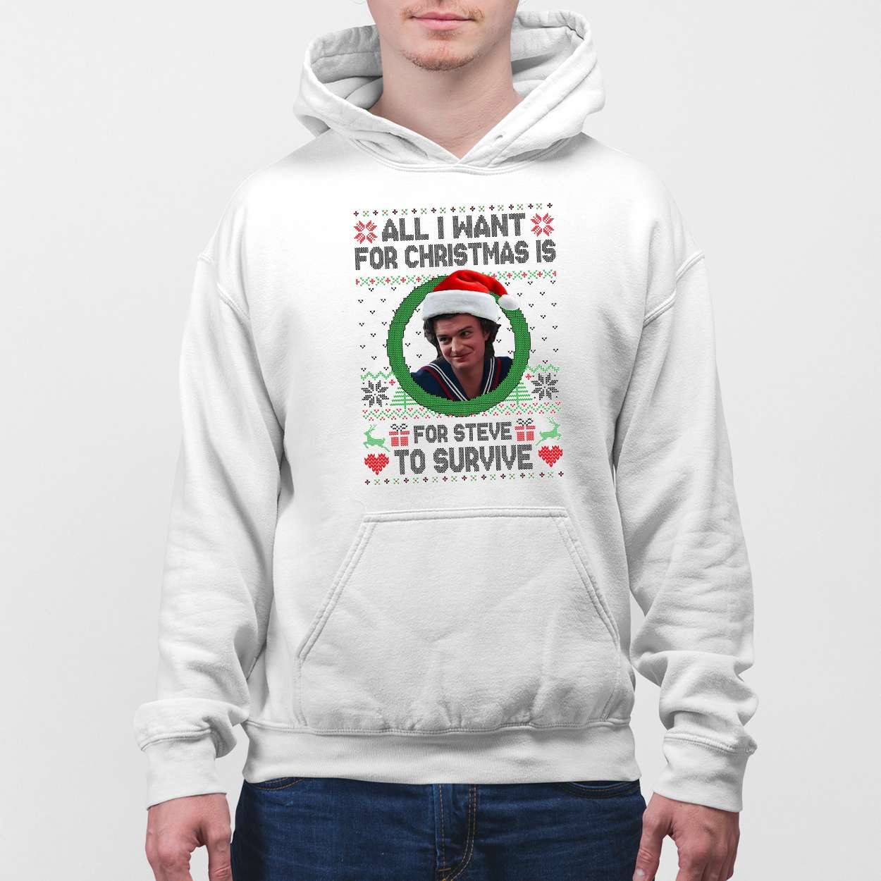 All I Want For Christmas Is Steve To Survive Shirt All I Want For Christmas Is Steve To Survive Shirt