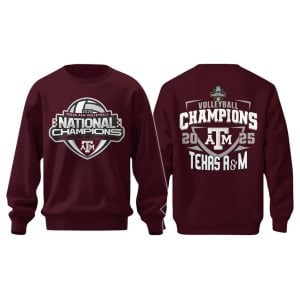 2025 Texas AM Volleyball National Champions Hoodie1