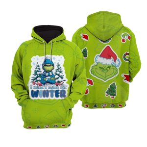 Grnch I Wasnt Made For Winter Hoodie And Leggings1