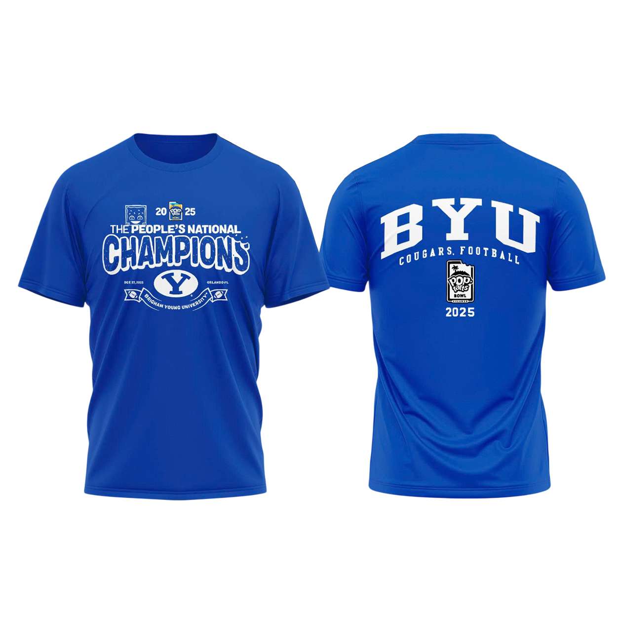 BYU Football Pop Tarts Bowl Champions 2025 Shirt BYU Football Pop-Tarts Bowl Champions 2025 Shirt
